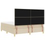 Cama de Muelles con Colchón Beige Super King en Tela de , Camas y somieres - Ref: Foro24-3339642, Precio: 644,53 €, Descuento: %