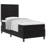 Cama con somier con colchón Negro 100x200 cm Terciopelo de , Camas y somieres - Ref: Foro24-3339814, Precio: 336,66 €, Descue...