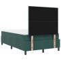 Cama Box Spring con Colchón Verde Oscuro 120x200 cm Terciopelo de , Camas y somieres - Ref: Foro24-3339827, Precio: 450,79 €,...