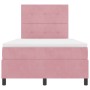 Cama con somier y colchón Rosa 120x200 cm Terciopelo de , Camas y somieres - Ref: Foro24-3339829, Precio: 423,83 €, Descuento: %