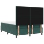 Cama Box Spring con colchón Verde Oscuro 140x190 cm Terciopelo de , Camas y somieres - Ref: Foro24-3339833, Precio: 510,78 €,...