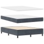 Cama Box Spring con colchón Gris Oscuro 140x200 cm Terciopelo de , Camas y somieres - Ref: Foro24-3339837, Precio: 479,22 €, ...