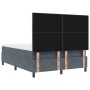 Cama Box Spring con colchón Gris Oscuro 140x200 cm Terciopelo de , Camas y somieres - Ref: Foro24-3339837, Precio: 479,22 €, ...