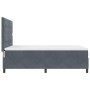 Cama Box Spring con Colchón Gris Oscuro 160x200 cm Terciopelo de , Camas y somieres - Ref: Foro24-3339843, Precio: 527,26 €, ...