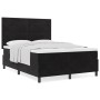 Cama con Colchón Box Spring Negro 160x200 cm Terciopelo de , Camas y somieres - Ref: Foro24-3339844, Precio: 566,04 €, Descue...