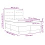 Cama Box Spring con Colchón Verde Oscuro 160x200 cm Terciopelo de , Camas y somieres - Ref: Foro24-3339845, Precio: 576,71 €,...