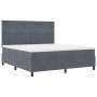 Cama con somier y colchón Gris oscuro Super King Terciopelo de , Camas y somieres - Ref: Foro24-3339849, Precio: 584,77 €, De...