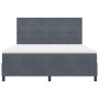 Cama con somier y colchón Gris oscuro Super King Terciopelo de , Camas y somieres - Ref: Foro24-3339849, Precio: 584,77 €, De...