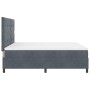 Cama con somier y colchón Gris oscuro Super King Terciopelo de , Camas y somieres - Ref: Foro24-3339849, Precio: 584,77 €, De...