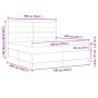 Cama Box Spring con colchón Gris Claro Super King Terciopelo de , Camas y somieres - Ref: Foro24-3339848, Precio: 593,48 €, D...
