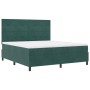 Cama con somier y colchón verde oscuro de tamaño súper king de terciopelo de , Camas y somieres - Ref: Foro24-3339851, Precio...