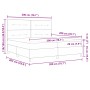 Cama con somier y colchón Gris oscuro 200x200 cm Terciopelo de , Camas y somieres - Ref: Foro24-3339855, Precio: 629,56 €, De...
