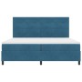 Cama Box Spring con Colchón Azul Oscuro 200x200 cm Terciopelo de , Camas y somieres - Ref: Foro24-3339858, Precio: 676,29 €, ...