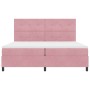 Cama Box Spring con colchón Rosa 200x200 cm de Terciopelo de , Camas y somieres - Ref: Foro24-3339859, Precio: 614,37 €, Desc...
