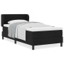 Cama Box Spring de con Colchón Negro 100x200 cm de Tela de , Camas y somieres - Ref: Foro24-3339949, Precio: 333,79 €, Descue...