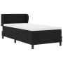 Cama Box Spring de con Colchón Negro 100x200 cm de Tela de , Camas y somieres - Ref: Foro24-3339949, Precio: 333,79 €, Descue...