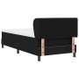 Cama Box Spring de con Colchón Negro 100x200 cm de Tela de , Camas y somieres - Ref: Foro24-3339949, Precio: 333,79 €, Descue...