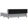 Cama Box Spring con Colchón Gris Claro 200x200 cm Tela de , Camas y somieres - Ref: Foro24-3340045, Precio: 620,67 €, Descuen...