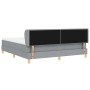 Cama box spring con colchón gris claro 180x200 cm de tela de , Camas y somieres - Ref: Foro24-3340164, Precio: 555,23 €, Desc...