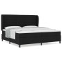 Cama Box Spring con Colchón Negro 200x200 cm Tela de , Camas y somieres - Ref: Foro24-3340524, Precio: 713,74 €, Descuento: %