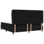 Cama Box Spring con Colchón Negro 200x200 cm Tela de , Camas y somieres - Ref: Foro24-3340524, Precio: 713,74 €, Descuento: %
