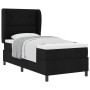 Cama Box Spring con colchón Negro 100x200 cm Tela de , Camas y somieres - Ref: Foro24-3340552, Precio: 365,18 €, Descuento: %