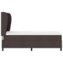 Cama Box Spring con colchón marrón oscuro 100x200 cm de tela de , Camas y somieres - Ref: Foro24-3340553, Precio: 376,26 €, D...