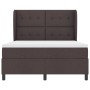 Cama Box Spring con colchón - Marrón oscuro, 160x200 cm Tela de , Camas y somieres - Ref: Foro24-3340574, Precio: 575,40 €, D...