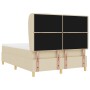 Cama con Colchón Crema 140x190 cm Tela de , Camas y somieres - Ref: Foro24-3340688, Precio: 524,67 €, Descuento: %