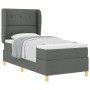 Colchón de Cama con Resortes Gris Oscuro 100x200 cm Tela de , Camas y somieres - Ref: Foro24-3340740, Precio: 390,24 €, Descu...