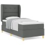 Colchón de Cama con Resortes Gris Oscuro 100x200 cm Tela de , Camas y somieres - Ref: Foro24-3340740, Precio: 390,24 €, Descu...