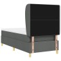 Colchón de Cama con Resortes Gris Oscuro 100x200 cm Tela de , Camas y somieres - Ref: Foro24-3340740, Precio: 390,24 €, Descu...