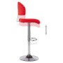 Taburetes de cocina 2 unidades cuero sintético rojo en Taburetes de cocina | Comprar online en Foru.es