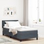 Cama Box Spring con Colchón Gris Oscuro 90x200 cm Terciopelo de , Camas y somieres - Ref: Foro24-3341451, Precio: 302,00 €, D...