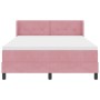 Cama con somier y colchón Rosa 140x200 cm Terciopelo de , Camas y somieres - Ref: Foro24-3341473, Precio: 422,90 €, Descuento: %