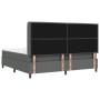 Cama con somier y colchón Gris Oscuro 200x200 cm Tela de , Camas y somieres - Ref: Foro24-3341603, Precio: 706,10 €, Descuent...