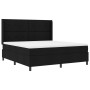 Cama con somier y colchón Negro 180x200 cm Tela de , Camas y somieres - Ref: Foro24-3341660, Precio: 654,38 €, Descuento: %