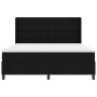Cama con somier y colchón Negro 180x200 cm Tela de , Camas y somieres - Ref: Foro24-3341660, Precio: 654,38 €, Descuento: %