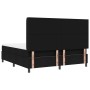 Cama con somier y colchón Negro 180x200 cm Tela de , Camas y somieres - Ref: Foro24-3341660, Precio: 654,38 €, Descuento: %