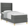 Cama con somier y colchón Gris Oscuro 100x200 cm Tela de , Camas y somieres - Ref: Foro24-3341820, Precio: 383,99 €, Descuent...