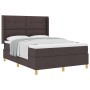 Cama con somier y colchón marrón oscuro 140x190 cm tela de , Camas y somieres - Ref: Foro24-3341829, Precio: 522,14 €, Descue...