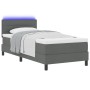 Estructura de Cama con Colchón Gris Tela 100 x 200 cm de , Camas y somieres - Ref: Foro24-3342108, Precio: 337,47 €, Descuent...
