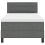 Estructura de Cama con Colchón Gris Tela 100 x 200 cm de , Camas y somieres - Ref: Foro24-3342108, Precio: 337,47 €, Descuent...