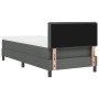 Estructura de Cama con Colchón Gris Tela 100 x 200 cm de , Camas y somieres - Ref: Foro24-3342108, Precio: 337,47 €, Descuent...