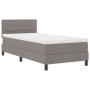 Cama con marco y colchón Gris Tela 100 x 200 cm Colchón de cama de , Camas y somieres - Ref: Foro24-3342111, Precio: 356,32 €...