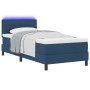 Estructura de Cama con Colchón Azul Tela 100 x 200 cm de , Camas y somieres - Ref: Foro24-3342113, Precio: 350,98 €, Descuent...