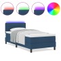 Estructura de Cama con Colchón Azul Tela 100 x 200 cm de , Camas y somieres - Ref: Foro24-3342113, Precio: 350,98 €, Descuent...