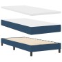 Estructura de Cama con Colchón Azul Tela 100 x 200 cm de , Camas y somieres - Ref: Foro24-3342113, Precio: 350,98 €, Descuent...