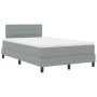 Marco de cama con colchón Gris claro Tela 120 x 200 cm de , Camas y somieres - Ref: Foro24-3342121, Precio: 390,02 €, Descuen...