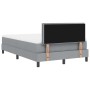 Marco de cama con colchón Gris claro Tela 120 x 200 cm de , Camas y somieres - Ref: Foro24-3342121, Precio: 390,02 €, Descuen...